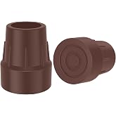 supregear Cane Tips 1 inch, Heavy Duty 1 Inch Walking Cane Tips Replacement of Rubber Tips 25mm/1", 2-Pack
