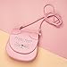 Pinky Family Little Girls Purse Cute Cat Coin Purse Shoulder Bag Handbag Girls Gift (Pink)