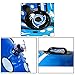 A-DUDU Snow Tube - Air Tube 39 Inch Inflatable Snow/Sled with Rapid Valves - Aqua Leisure Winter Inflatable Round Snow Tube - with Thickening Bottom of 50mm!!(Blue)