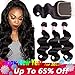 Sherry Hair 10A Brazilian Body Wave Virgin Hair 3 Bundles With Closure