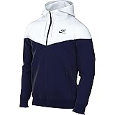 Nike Windrunner Woven Linen Mens Jacket (Blue/White) Size Small
