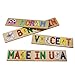 South Bend Woodworks Kids Wooden Peg Name Puzzle –10-12 Characters (Including Spaces)