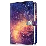 Fintie Wallet Photo Album for Fujifilm Instax Wide 300, Polaroid OneStep 2-64 Pockets [Snap Fastener] Album, Compatible with Polaroid POP/Originals 600 Camera 3.5x4.5 Inch Film (Galaxy)