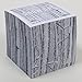 EARTHCUBE (Snow Day Design) Blank White 3.5 Inch Note Cube (Not Sticky) Made in USA (Paper US or CAN) 100% Recycled 700 Tear-off Pages (Not Loose)