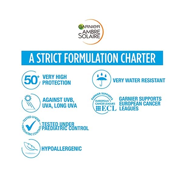 Garnier-Ambre-Solaire-Kids-Water-Resistant-Sun-Cream-Spray-SPF50-High-Sun-Protection-Kids-Suncream-Spray-SPF50-200-ml Garnier Ambre Solaire Kids Water Resistant Sun Cream Spray SPF50+, High Sun Protection Kids Suncream Spray SPF50+ 200 ml