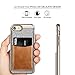 iPhone 7 Case，iVAPO iPhone 7 Cover [Poker Series] Genuine Leather Pocket iPhone Cases for iPhone 7 [Brown] 4.7inch Phone Case