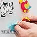 Educational Bath Toys Suction Cup - Bathtub Toy Stickers Girls Boys Kids - Fun Bath Time - Safe Bath Toy - Early Learning Toys