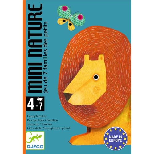 DJECO Card Game, Mini Nature