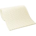 Greaton Breathable 2-inch Convoluted Egg Shell Foam Mattress Topper | Toppers for Mattresses Adds Ultimate Comfort, Reduces Back Pain, Perfect Body Support, Maintain Proper Posture, Twin, White