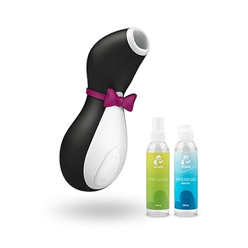 Satisfyer Pro Penguin Next Generation + Easyglide Gleitgel 150 ml und toycleaner 150 ml