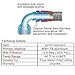 EVIL ENERGY 8AN Hose End Fitting Straight Swivel for CPE Braided Hose Black