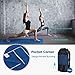 Aqui Legend Non Slip Hot Yoga Towel, Corner Pockets Design for Prevent Bunching-Extra Thick,Super Absorbent,Washable| Perfect Microfiber Yoga Mat Towel for Hot Yoga/Bikram/Pilates (Midnight Blue)thumb 3