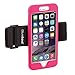 TuneBand for iPhone 6 Plus and iPhone 6S Plus, Premium Sports Armband with Two Straps and Two Screen Protectors, Pink