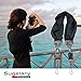 Sugelary Camera Shoulder Neck Strap, Vintage Fabric Satin Scarf Camera Strap for All DSLR Camera Nikon Canon Sony Pentax (Black)
