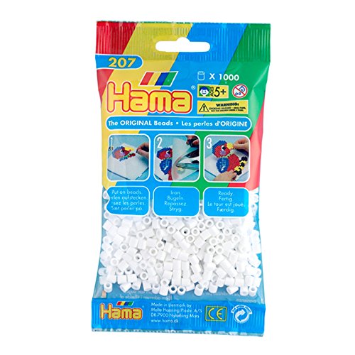 Hama Beads White (1000 Midi Beads)
