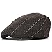 ZLSLZ Faux Wool Newsboy Hat British Style Beret Cap for Men (573coffee)