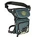 Leg Bag, Holster Bag, Motorcycle Bag Vanlison Tactical Fanny Pack Thigh Bag Leg Pouch Concealed Fanny Pack Lake Blue