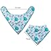 10-Pack Bandana Bibs Upsimples Baby Drool Bibs for Drooling and Teething, 100% Cotton, Super Absorbent, 10 Stylish Design Bibs for Baby Girls Infants Toddlers, Baby Shower Bib Gift Set