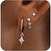 Gold Hoop Earrings for Women, Small 14K Gold Plated Huggie Hoop Earrings Dainty Earring Stacks Hypoallergenic Simple Cartilage Earring Sets for Multiple Piercing Jewelry