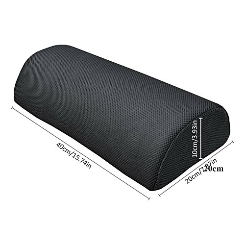 Owlhouse Foam Seat Cushion Lumbar Support Pillow Foot Rest Stool Cushion Footrest Pillow Pad Comfort Set for Car Office Chair Wheelchair Sciatica Seat Cushion Pad - Thumbnail 3
