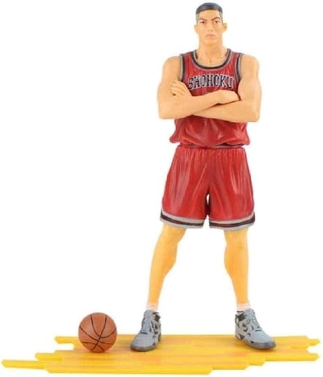 Amazon Co Jp Jssfqk おもちゃの像 アニメモデルstatueanimeスラムダンク 桜木花道ポリ塩化ビニールのアクションは バスケットボールチームのキャプテン赤城武徳コレクションモデルのおもちゃ26センチメートルフィギュア ホーム キッチン