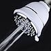 AquaCare By Hotel Spa Filtered Shower Head 4 Inch Chrome Face 6 Setting Showerhead with 3 Stage Shower Filter Cartridge Inside. (Dual White/Chrome Finish)