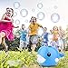 Biulotter Bubble Machine, Automatic Bubble Blower, Bubble Maker More Than 2000 Per Minute Bubble Machine for Kids, Easy to Use for Parties, Wedding, Indoor and Outdoor Activities (Blue)