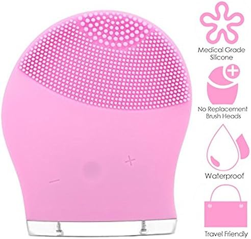 ZOCYE Sonic Silicone Facial Cleansing Brush Rechargeable Waterproof Anti-Aging Facial Massager For All Skin Cleanser Exfoliators Blackhead Removing (ZFB01-A)