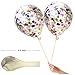 Confetti Balloons Round 15 Pack 12'' Silver & Gold Glitter Balloons for Wedding, Proposal, Birthday Party Decorations (Mouth Piece Included)