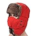 Leories Trapper Hat with Lovely Cat Embroidery Windproof Hunting Hat with Mask Warm Ear Flap Hats for Men Women Ideal for Outdoor Sports Skiing
