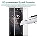 [2 Pack] Screen Protector for Sony Xperia XA2 Ultra, 9H Hardness, Case Friendly, Premium 3D Full Coverage Curved Edges Tempered Glass Screen Protector Film for Sony Xperia XA2 Ultra