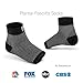 Bitly Plantar Fasciitis for Women & Men Socks Foot & Ankle Compression Sleeve, Black, XL