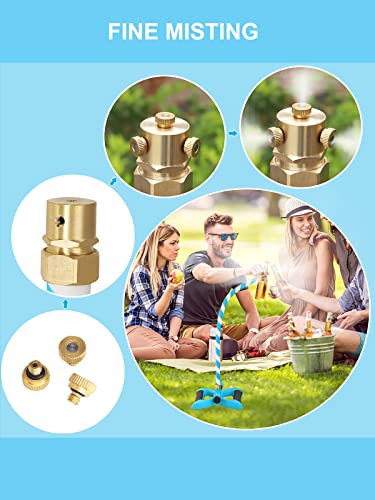 LAANCOO 8m Tragbares Nebelsystem - Stehender Mister Für Terrasse & Garten