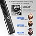Travel Cordless Beard Straightening Brush for Men, Battery Operated Beard Straightener 4000mAh, Portable for Dating, Meeting, Traveling, Camping etc