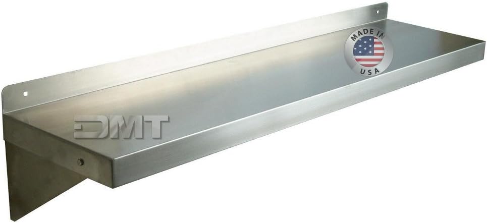 Wall Shelf. 36" X 8" Deep. Made in USA.