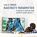 Bluetooth Transmitter Receiver 2-in-1 - Digital Optical TOSLINK - 3.5mm Wireless Audio Adapter for TV - Home Stereo System - aptX Low Latency - Bluetooth 4.1 - Pair Two Bluetooth Devices at once