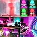 RGB E12 Light Bulb Candelabra LED Bulbs Dimmable 3W RGBW E12 Color Changing Bulb Candle Base E12 Colored Light Bulb RGB+Warm White C35 Candelabra Edison LED Bulbs with Remote Control for Mood Lighting