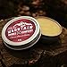 Rocky Mountain Barber Company Beard Balm - Classic Unscented - 100% Natural - Premium Wax Blend with Nutrient Rich Bees Wax, Jojoba, Coconut Oil