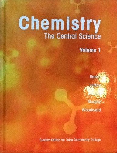 Chemistry the Central Science Volume 1 Custom E... 1256154105 Book Cover