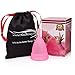 Nezbling Menstruation Cup for Menstrual relief with Premium Storage Bag, Leak Free Guaranteed for Normal Flow, Flexible Soft Reusable Medical-Grade Silicone Small Period Cups.
