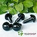 22mm Black Safety Eyes / Plastic Eyes - 5 Pairs