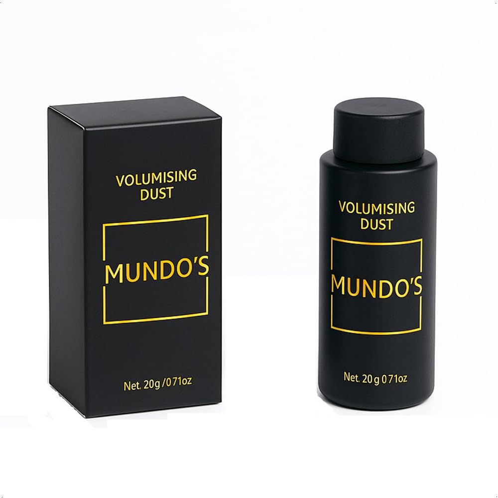 MUNDO'S GROOMING Hair Styling Volumising Boost Powder – Strong Hold, Natural Matte Finish and Instant Volume for All Hair Types - 20g Bottle