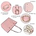 ELIMPAUL Women Fashion Handbags Tote Bag Shoulder Bag Top Handle Satchel Purse Set 4pcs