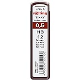 rOtring Tikky Mechanical Pencil Lead 0.5mm HB, 12 Lead (R505 508 HB)