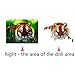 Staron Tiger 5D Diamond Painting by Number Kit, DIY Diamond Embroidery Painting Cross Stitch Kit 5D Diamond Crystal Rhinestone Embroidery Painting DIY Art Craft Canvas Wall Decor (Tiger❤️)