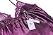 BellisMira Women's Satin Chemise Nightgowns, Sexy Sleepwear V Neck Spaghetti Strap Silk Lace Nightdress Purple, S