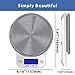 INEVIFIT Digital Kitchen Scale, Highly Accurate Multifunction Food Scale 13 lbs 6kgs Max, Clean Modern White with Premium Stainless Steel Finish. Includes Batteries