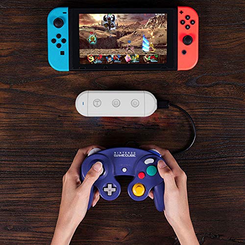 Wireless Gamecube Controller Adapter,J&TOP Wireless Adapter for Nintendo Switch and PC(Works with Wired Gamecube and Classic Edition Controllers)