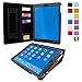 iPad Air 2 Case, Snugg Executive Black Leather Smart Case Cover Apple iPad Air 2 Protective Flip Stand Cover with Auto Wake/Sleep