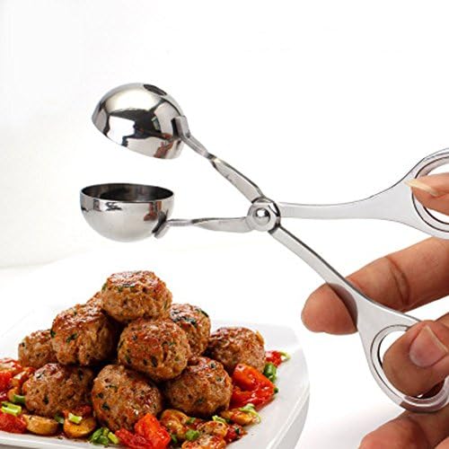 XY ZONE Non Stick Stainless Steel Stuffed Meatball Clip Maker Mold Cooking Tool